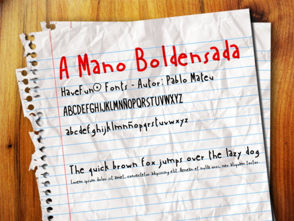 A Mano Boldensada: The Handwritten Font for Campaigns that Connect