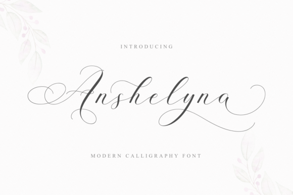 Anshelyna: A Font for Elegant Campaigns