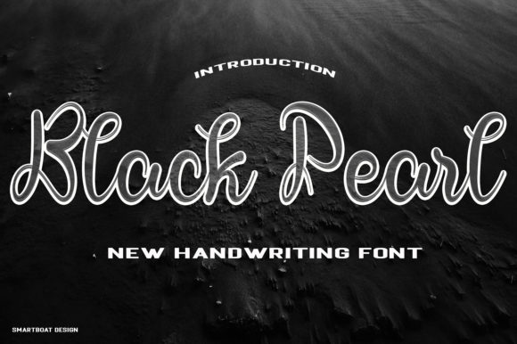 Black Pearl: A Script Font for Graceful Product Designs