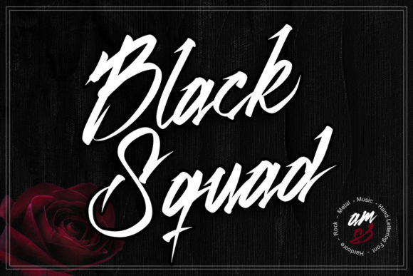 Black Squad: A Bold Script Font for Editorial Impact