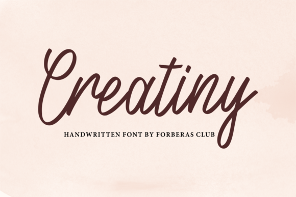 Creatiny: The Friendly Script Font That Gets It Done