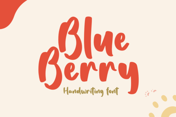 Exploring Blue Berry as a Distinctive Handwritten Font for Branding