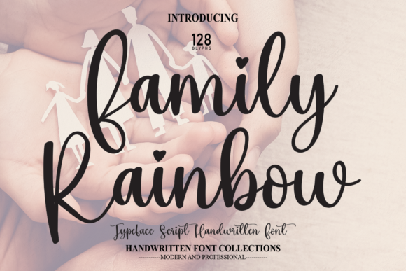 Family Rainbow: A Handwritten Font for Editorial Expression