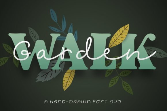 Garden Walk: A Font Duo Made for Handmade Stories