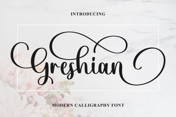 Greshian: A Curly Handwritten Font for Editorial Warmth