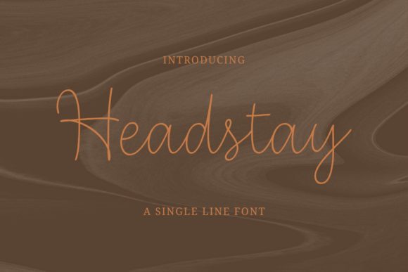 Headstay: A Script Font Designed for Editorial Sophistication