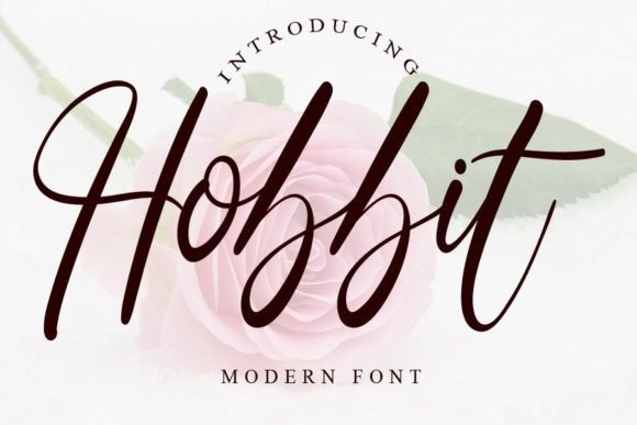 Hobbit: A Premium Script Font for Web Designers and Digital Creators