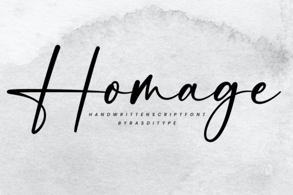 Homage: A Delicate Script Font for Elegant Branding