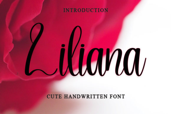 Liliana: A Friendly Handwritten Font for Digital Branding