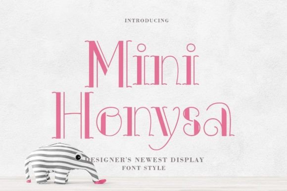 Mini Honysa: An Editorial Font for Modern Publication Design
