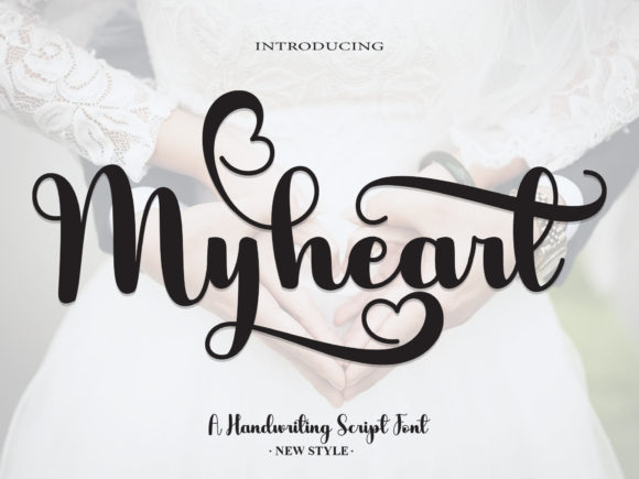 Myheart: A Delicate Handwritten Font for Small Business Branding