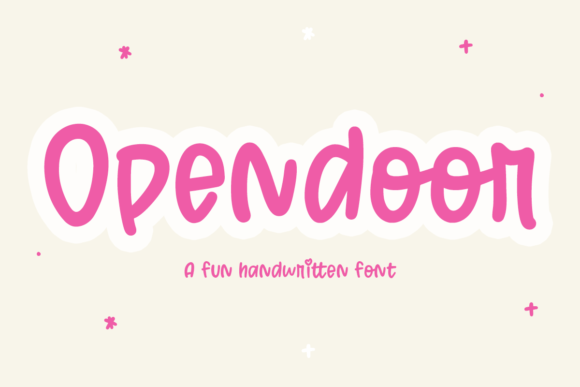 Opendoor: The Playful Font for Digital Branding