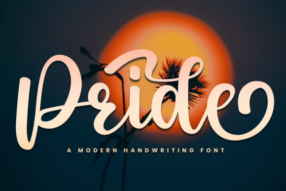 Pride: The Script Font Built for Brand Confidence