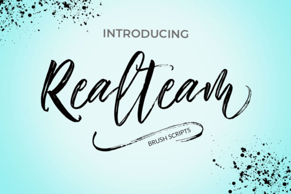Realteam: A Script Font Built for Clear Campaign Messages