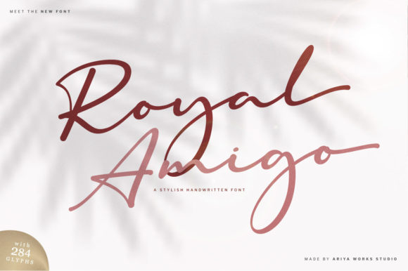 Royal Amigo: A Dainty Script Font for Elegant Web Design