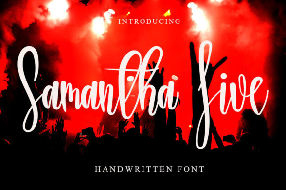 Samantha Live: A Handwritten Font for Authentic Digital Design