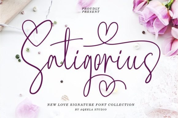 Satigorius: An Editorial Designer's Elegant Script Font