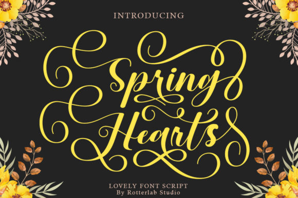 Spring Hearts: A Typeface for Editorial Calm