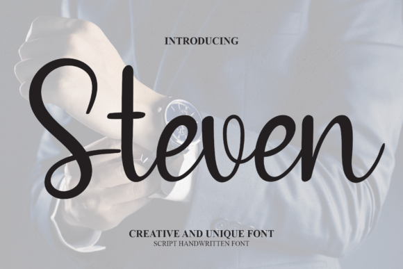 Steven: A Handwritten Font That Breathes Life Into Digital Layouts