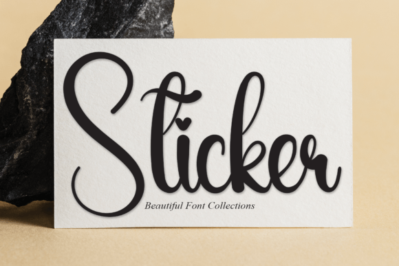 Sticker Font: A Friendly Typeface for Your Brand Story