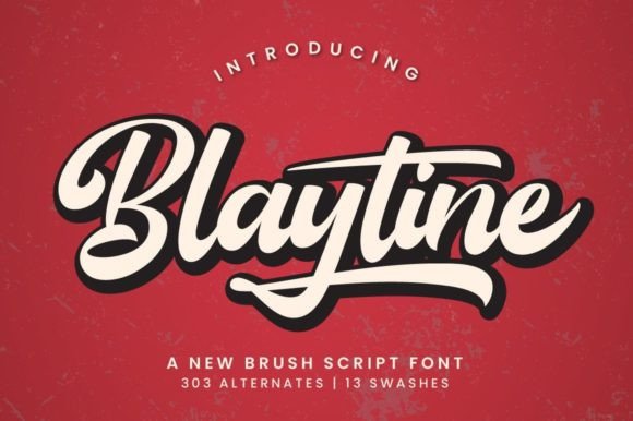 Testing Blaytine: A Modern Brush Font for Web Projects