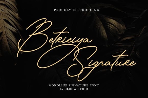 The Betriciya Signature Font: An Elegant Tool for Digital Design