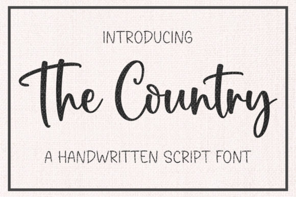 The Country Font: Crafting a Cohesive & Elegant Brand Identity